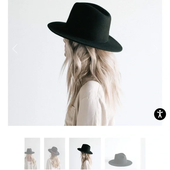 GIGI PIP | Accessories | Gigi Pip Wes Fedora Womens Black  display picture 1